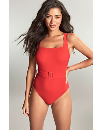 Panache Swim Rossa - Serena - Maillot De Bain Petites Et Grandes Tailles EU65-85 Bonnet D à K - Rossa/Red - SW1750