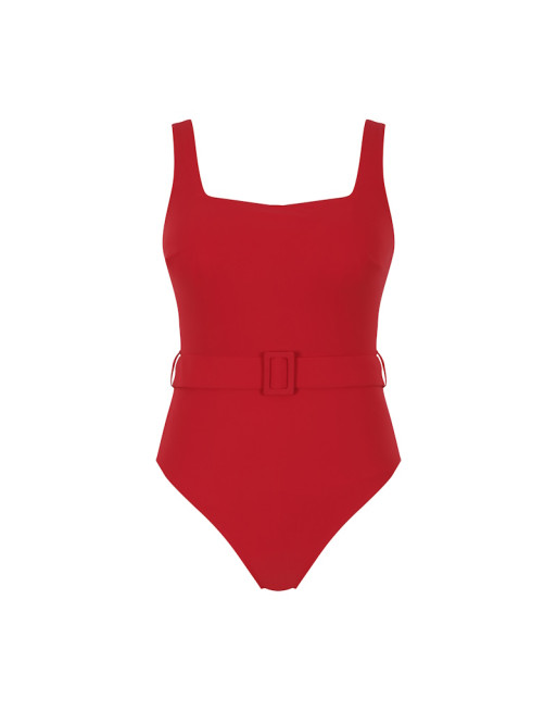 Panache Swim Rossa - Serena - Maillot De Bain Grandes Tailles De Bonnets D à K / T. EU65 à 85 - Rossa/Red - SW1750