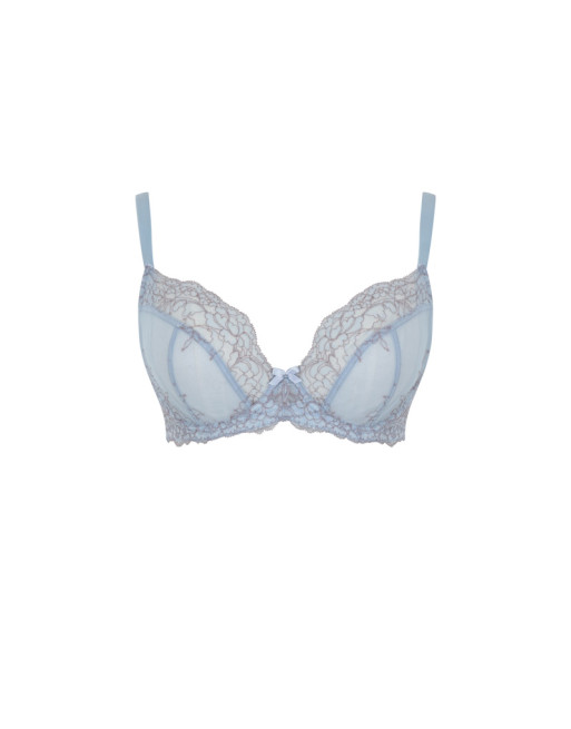 Panache Ana Plunge BH Grote Cupmaten D Tot M / T. EU60 tot 85 - Blue/Ash Rose - 9396