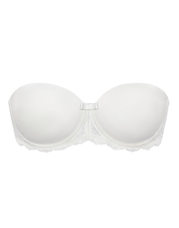 Dacapo Festivo Strapless Bandeau BH Kleine En Grote Cupmaten A Tot E / T. EU70 tot 110 - Offwhite - 352104