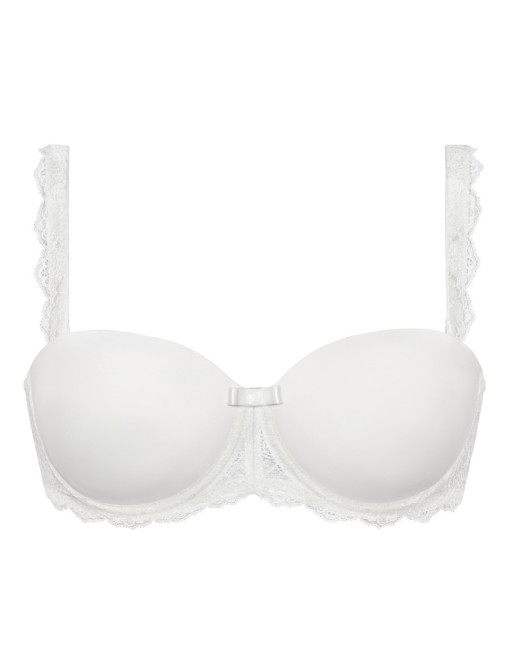 Dacapo Festivo Strapless Bandeau BH Kleine En Grote Cupmaten A Tot E / T. EU70 tot 110 - Offwhite - 352104