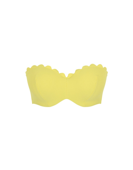 Panache Swim Spirit - Haut De Bikini Bandeau Grandes Tailles De Bonnes D à K / T. EU65 à 85 - Sunshine - SW1823