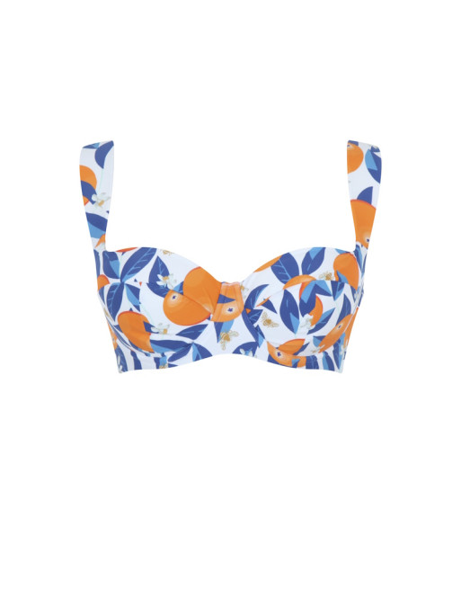 Panache Swim Sicily - Bette Balconnet Bikini BH Grote Cupmaten D Tot M / T.  EU65 Tot 85 - Sicily Print - SW1842