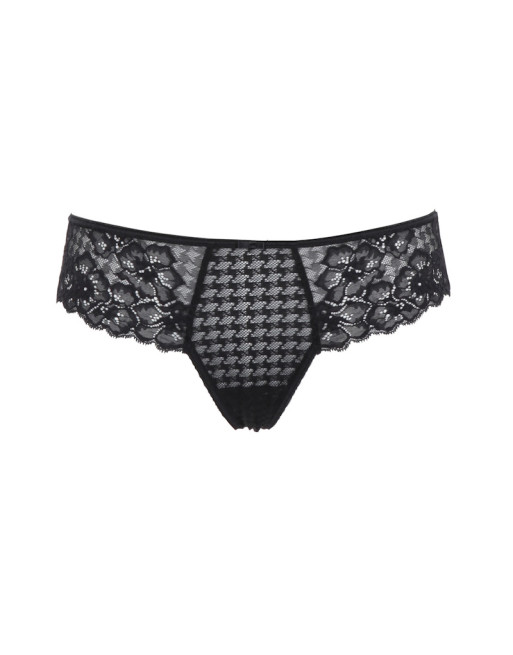 Panache Envy String Petites Et Grandes Tailles EU34 à 46 - Noir - 7289