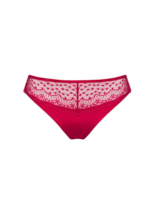 Ulla Dessous Josy Slip Rio Petites Et Grandes Tailles EU36 à 46 - Cherry - 6732