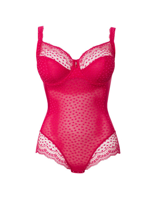 Ulla Dessous Josy Shapewear Body Kleine En Grote Cupmaten B Tot G / T. EU75 tot 100 - Cherry - 6773