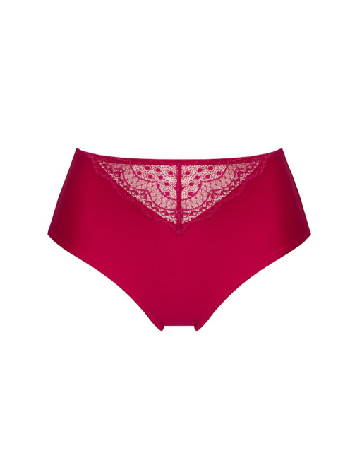 Ulla Dessous Josy Slip Taille Haute Petites Et Grandes Tailles EU36 à 60 - Cherry - 6710