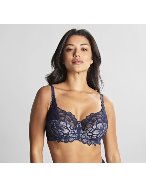 Panache Allure Soutien-Gorge Emboitant Grandes Tailles De Bonnets D à M / T. EU65 à 90 - Navy - 10765