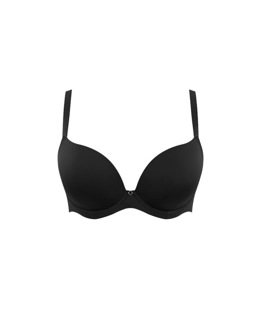 Cleo by Panache Faith Soutien-Gorge Plongeant Rembourré Grandes Tailles De Bonnets D à K / T. EU60 Tot 85 - Noir - 10666