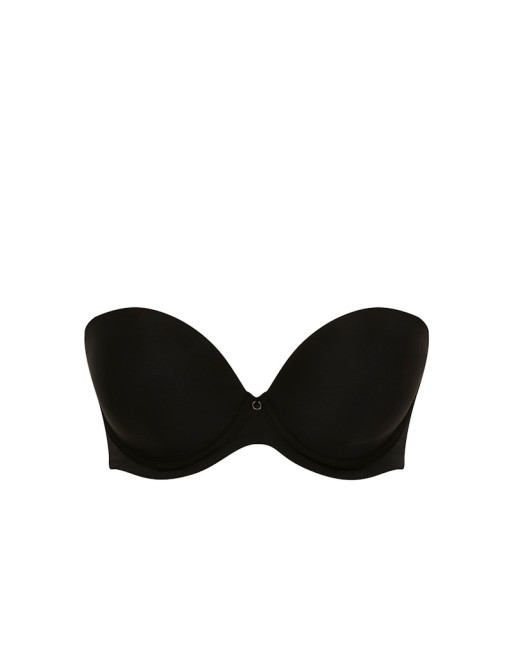 Cleo by Panache Faith Soutien-Gorge Sans Bretelles Grandes Tailles De Bonnets D à K / T. EU60 à 85 - Noir - 10660