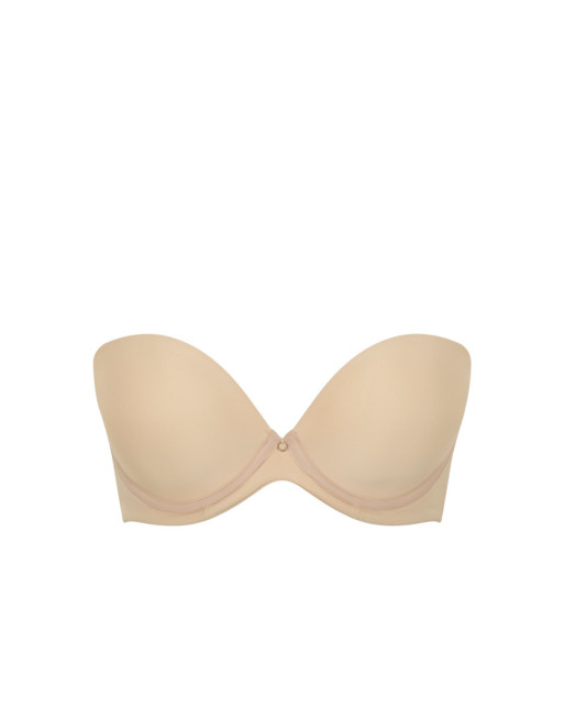 Cleo by Panache Faith Soutien-Gorge Sans Bretelles Grandes Tailles De Bonnets D à K / T. EU60 à 85 - Latte - 10660