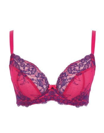 Panache Ana Soutien-Gorge Plongeant Grandes Tailles De Bonnets D à M / T. EU60 à 85 - Orchid/Indigo - 9396