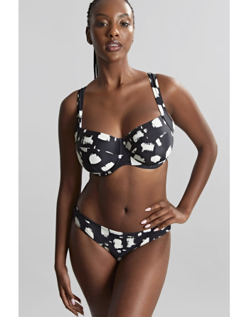 Panache Swim Black Sand Bas De Bikini Petites Et Grandes Tailles EU34 à 46 - Black Sand Print - SW1726A