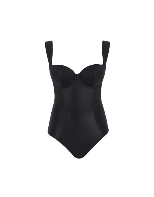 Panache Swim Obsidian Monica Maillot De Bain Grandes Tailles De Bonnets D à M / T. EU65 à 85 - Noir - SW1850A