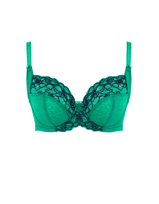 Panache Envy Soutien-Gorge Emboitant Grandes Tailles De Bonnets D à O / T. EU60 à 90 - Emerald/Leopard - 7285C