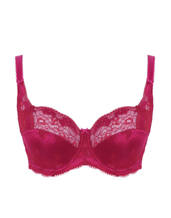 Panache Clara Volle Cup BH Grote Cupmaten D Tot M / T. EU65 tot 90 - Orchid/Red - 7255