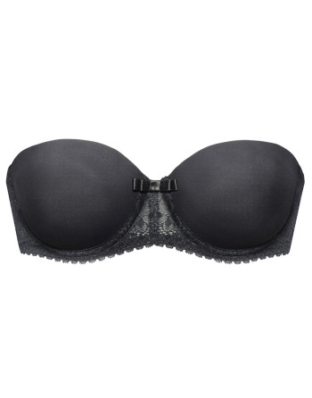 Dacapo Piano Soutien-Gorge Sans Bretelles Petites Et Grandes Tailles De Bonnets A À G / T. EU70 à 110 - Noir - 353502