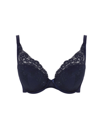 Panache Ana Soutien-Gorge Plongeant Rembourré Grandes Tailles De Bonnet D à K / T. EU60 à 85 - Midnight/Sequin - 9391