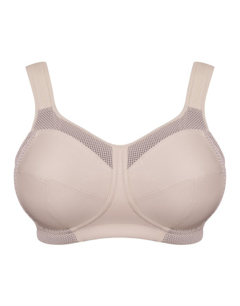 Ulla Dessous Kate Sport BH Zonder Beugel Grote Cupmaten D Tot N / T. EU70 tot 130 - Bisque - 6028