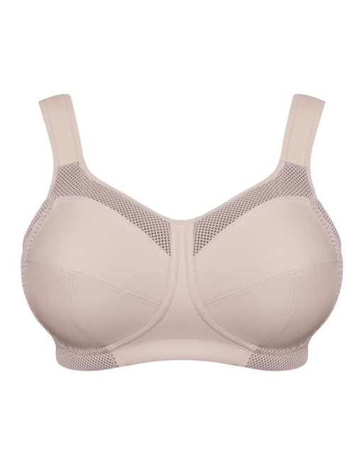 Ulla Dessous Kate Sport BH Zonder Beugel Grote Cupmaten D Tot N / T. EU70 tot 130 - Bisque - 6028