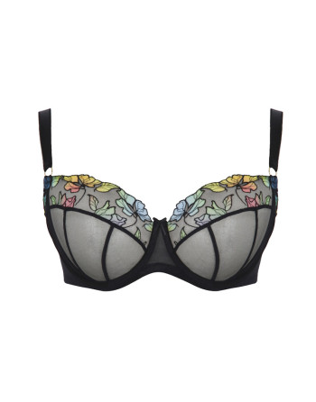 Sculptresse Eden Soutien-Gorge Balconnet Bonnet Profond E à L / T. EU75-105 - Noir - 10911A