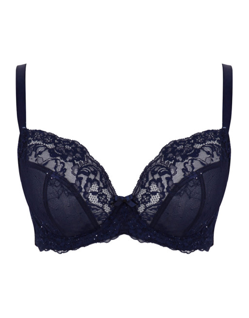 Panache Ana Soutien-Gorge Plongeant Grandes Tailles De Bonnets D à M / T. EU60 à 85 - Midnight - 9396