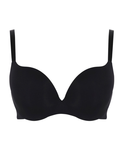 Panache 365 Soutien-Gorge Plongeant Rembourré Grandes Tailles De Bonnets D à K / T. EU65 à 90 - Noir - 10906