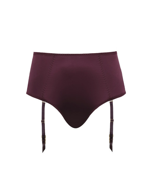 Panache Grace Slip Taille Haute Avec Porte-Jarretelles Petites Et Grandes Tailles EU34 à 46 - Bordeaux - 11074