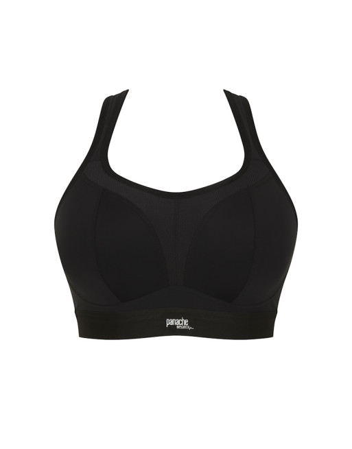 Panache Soutien-Gorge Sport Sans Armatures Petites Et Grandes Tailles De Bonnets B à M / T. EU60 à 90 - Charcoal/Marl - 7341B