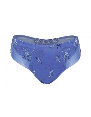 Ulla Dessous Carla Slip Taille Haute Petites Et Grandes Tailles EU38 à 60 - Bleu Jacynthe - 2132