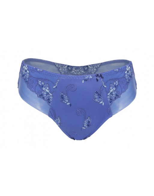 Ulla Dessous Carla Slip Taille Haute Petites Et Grandes Tailles EU38 à 60 - Bleu Jacynthe - 2132