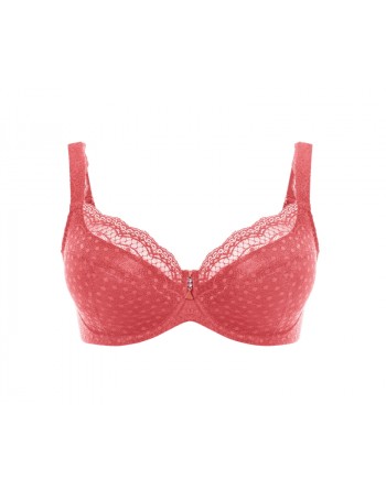 Ulla Dessous Josy Soutien-Gorge Moulé Grandes Tailles De Bonnets D à L / T. EU65 à 110 - Aperol - 6722