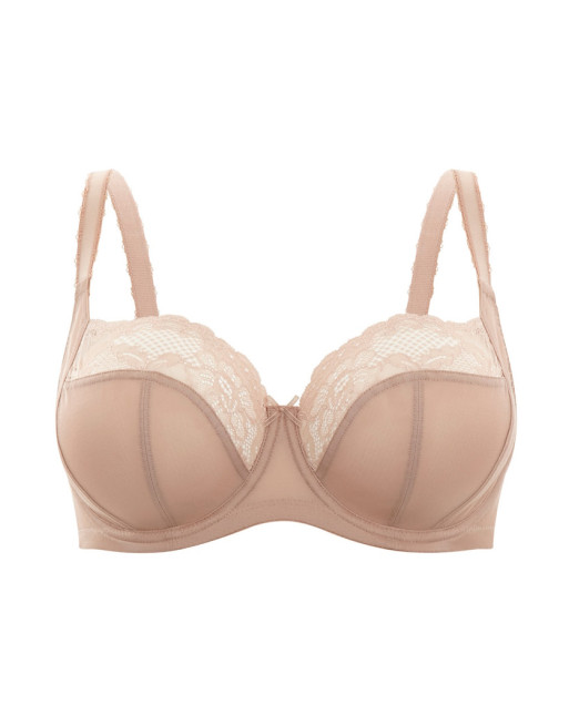 Panache Jasmine Soutien-Gorge Balconnet Grandes Tailles De Bonnets D à K / T. EU60 à 85 - Caramel - 6951