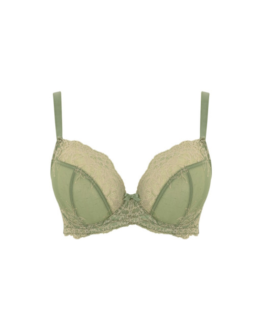 Panache Ana Soutien-Gorge Plongeant Grandes Tailles De Bonnets D à M / T. EU60 à 85 - Sage/Sand - 9396