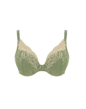 Panache Ana Soutien-Gorge Plongeant Rembourré Grandes Tailles De Bonnets D à K / T. EU60 à 85 - Sage/Sand - 9391