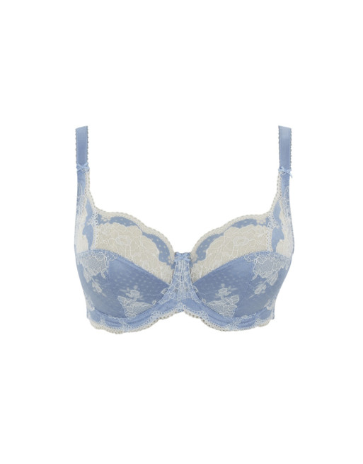 Panache Clara Soutien-Gorge Emboitant Grandes Tailles De Bonnets D à M / T. EU65 à 90 - Dusky Blue - 7255