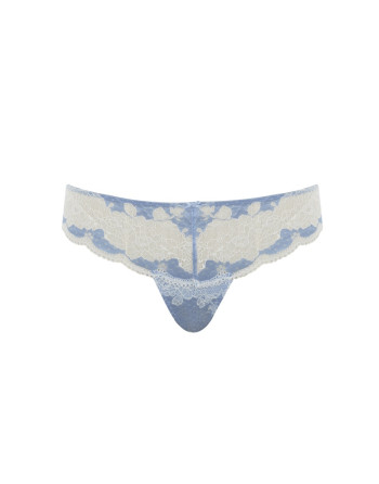 Panache Clara String Kleine En Grote Maten EU34 Tot 46 - Dusky Blue - 7259