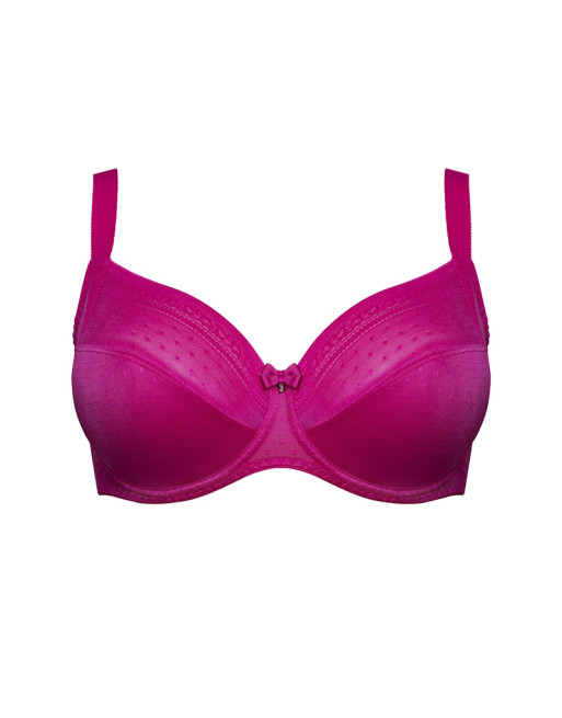 Ulla Dessous Meghan Soutien-Gorge Emboitant Grandes Tailles De Bonnets D à L / T. EU75 à 100 - Pink - 3123