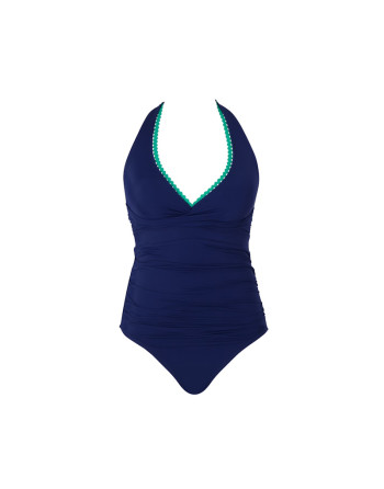 Panache Swim Ric Rac Faye Badpak Zonder Beugel T. EU34 Tot 46 - Navy - SW1950